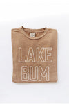 Lake Bum Mineral Wash Graphic Tee