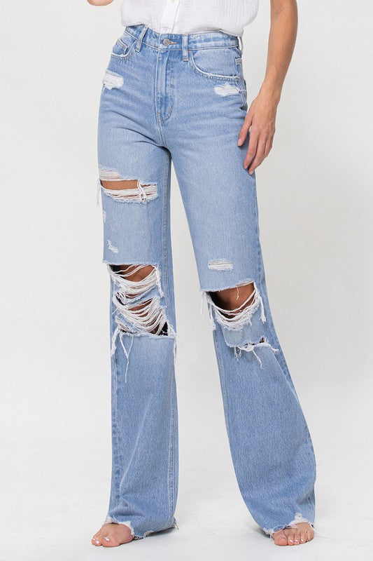 Flying Monkey Ultra High Rise Vintage Flare Jean - Women's Jeans in Hotter  Than That
