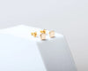 Simple Gold Square Stud Earrings