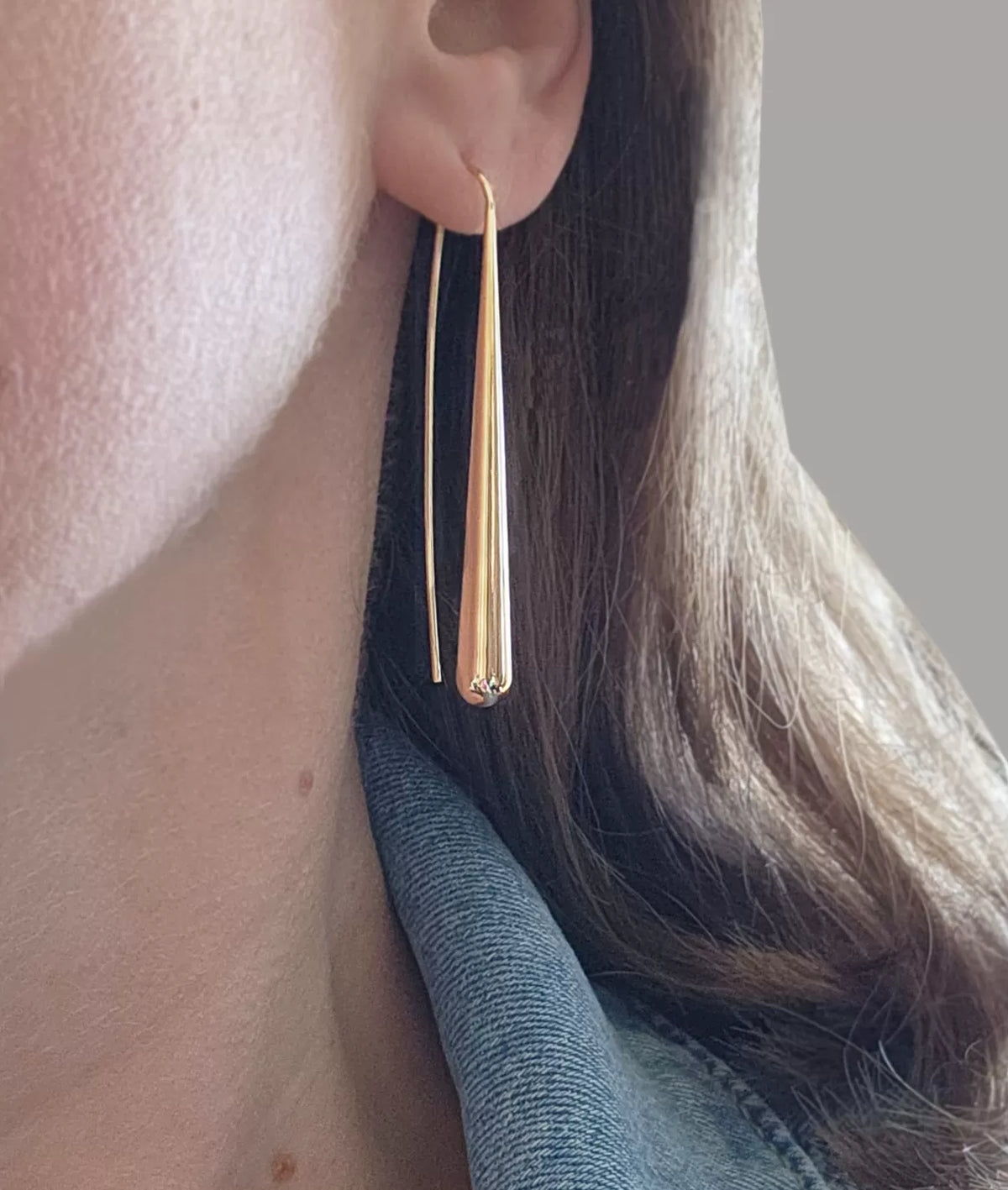 Sydney Gold Plated Teardrop Earrings