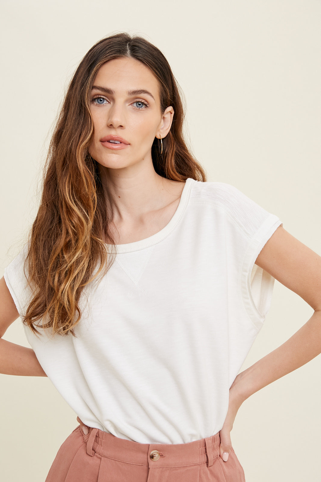 Casual Days Knit Top - Ivory
