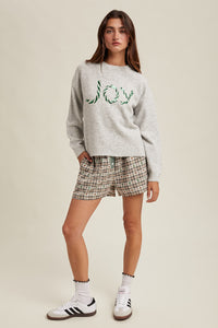 Wishlist Heart Teddy Bear Plaid Boxer Shorts