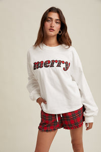 Merry Plaid Top and Shorts Set