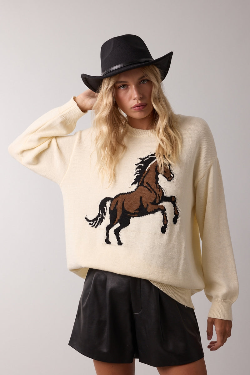 Horse Knit Sweater