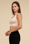 Scoop Ribbed Seamless Crop Top