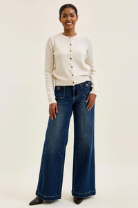 Judy Blue High Rise Lux Retro Wide Leg Jeans 881159