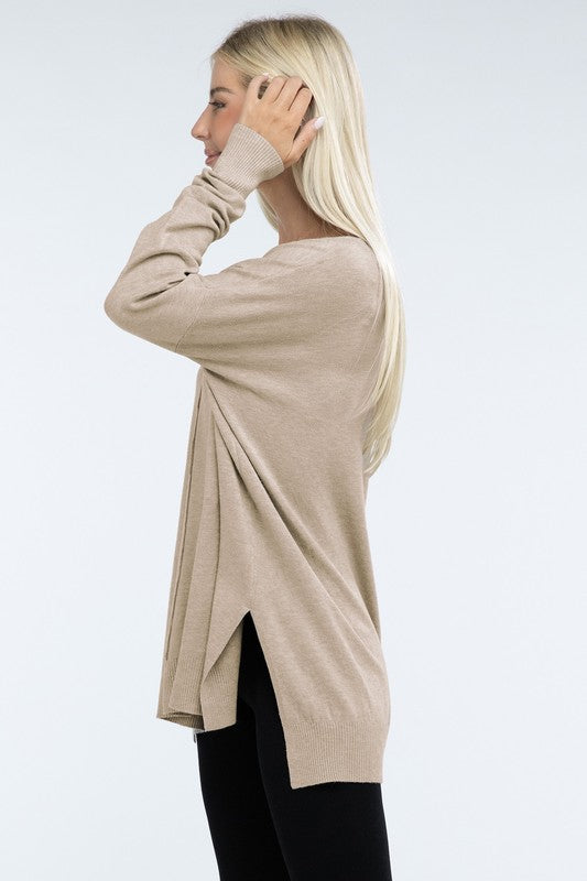 Stella High-Low Tunic Sweater