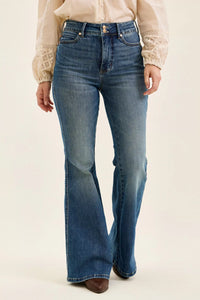 Judy Blue High Rise Double Button Tummy Control Jacqueline Flare Jeans 881125