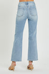 RISEN High Rise Relaxed Straight Jeans