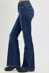 RISEN High Rise Dark Wash Flare Jeans