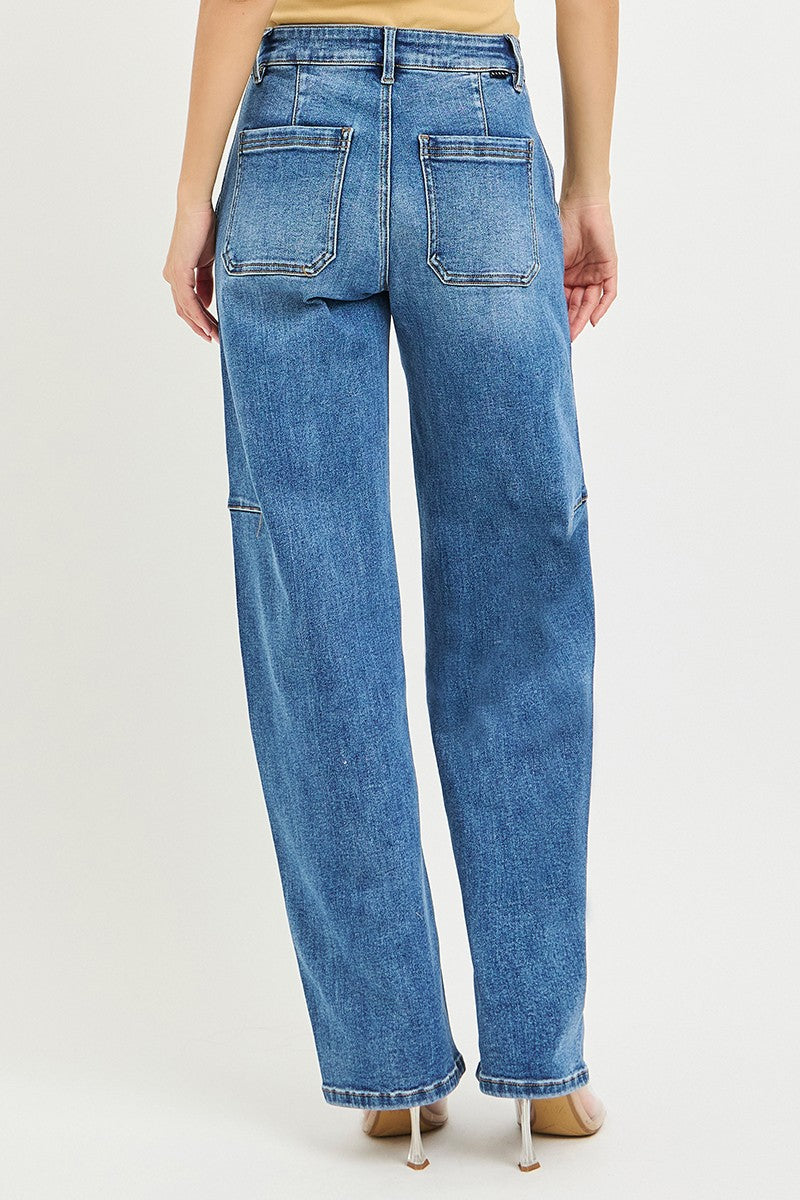 Risen High Rise Slouchy Baggy Jeans