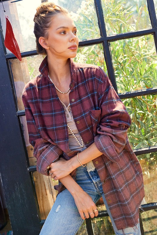 Kayla Flannel Shirt 