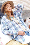 Dreamy Plaid Flannel Button Down Shirt