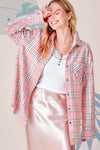 Dreamy Plaid Flannel Button Down Shirt