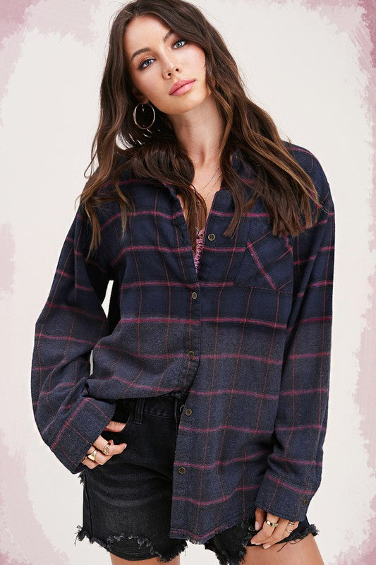 Kayla Flannel Shirt 