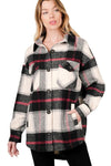 Oversized Bold Plaid Shacket