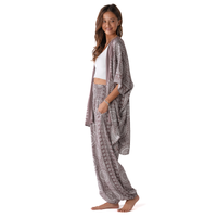 Lotus and Luna Nosara Harem Pants and Kimono Lounge Set