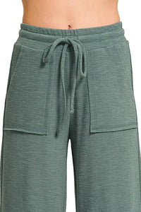 Cotton Slub Short Sleeve Tee and Pants Set