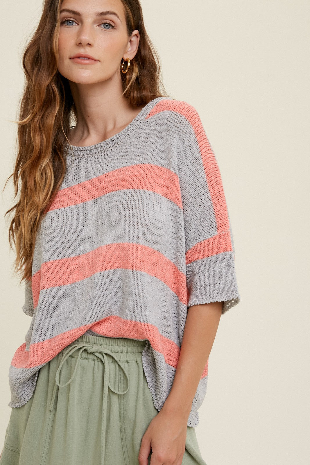 Sun Seeker Sweater Knit Top