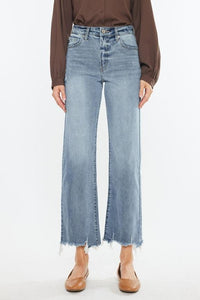 Kancan High Rise Slim Wide Leg Jeans