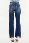 Kancan High Rise Distressed Slim Straight Jeans