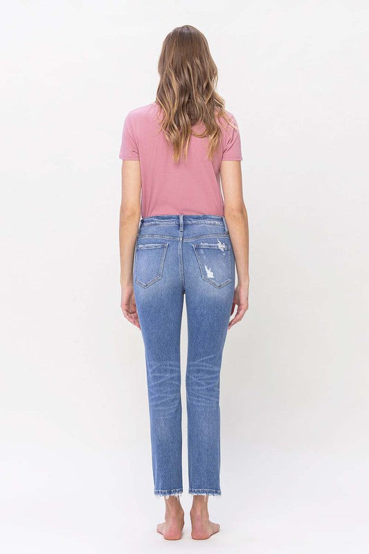 Flying Monkey Willing High Rise Slim Straight Jeans