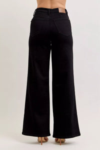 Judy Blue High Rise Front Yoke Wide Leg Jeans