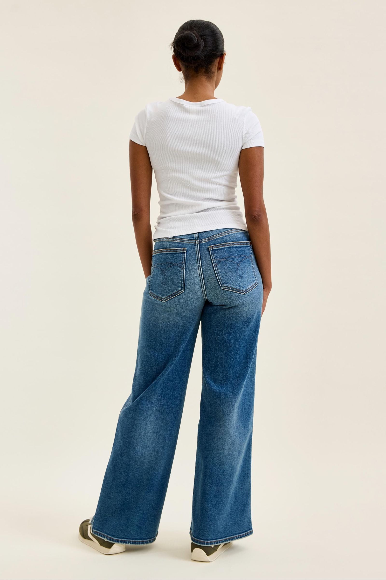 Judy Blue High Rise Retro Wide Leg Jeans