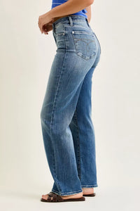 Judy Blue Mid Rise 90's Straight Jeans 82719