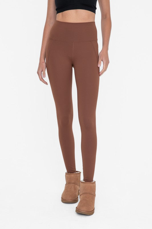 Tapered Band Essential High Waist Leggings