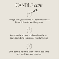Sweet Water Decor Candle Care