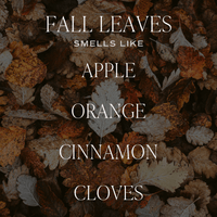 Sweet Water Decor Fall Leaves Soy Candle - Brown Matte Jar - 15 oz
