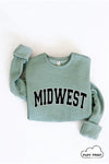 PREORDER Midwest Puff Print Graphic Fleece Sweatshirt