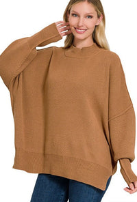Renee Side Slit Oversized Sweater