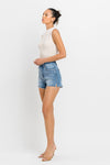 VERVET High Rise Side Slit A-Line Shorts