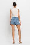 VERVET High Rise Side Slit A-Line Shorts