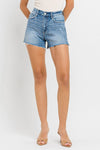 VERVET High Rise Side Slit A-Line Shorts