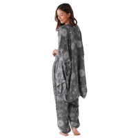 Lotus and Luna Celestial Grey Harem Pants & Kimono Lounge Set