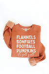 Flannels & Bonfires Graphic Fleece Sweatshirt