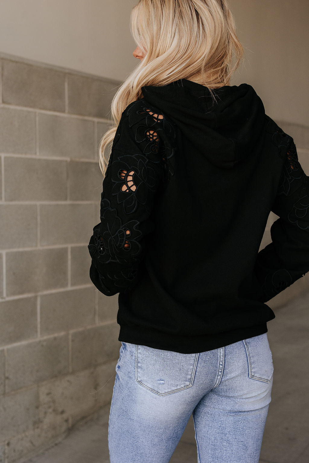 Ampersand Avenue University Hoodie - Love Story Black