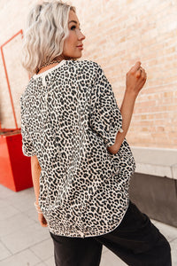 Ampersand Avenue Boyfriend Tee - Layover Leopard