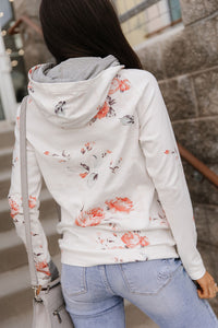Ampersand Avenue DoubleHood™ Sweatshirt - Brushed Blossoms