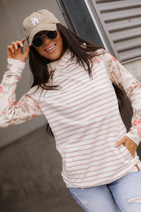 Ampersand Avenue DoubleHood™ Sweatshirt - Blossom Breeze