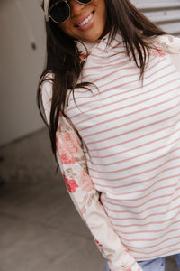 Ampersand Avenue DoubleHood™ Sweatshirt - Blossom Breeze
