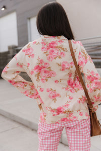 Ampersand Avenue University Side Slit Pullover - Petal Season