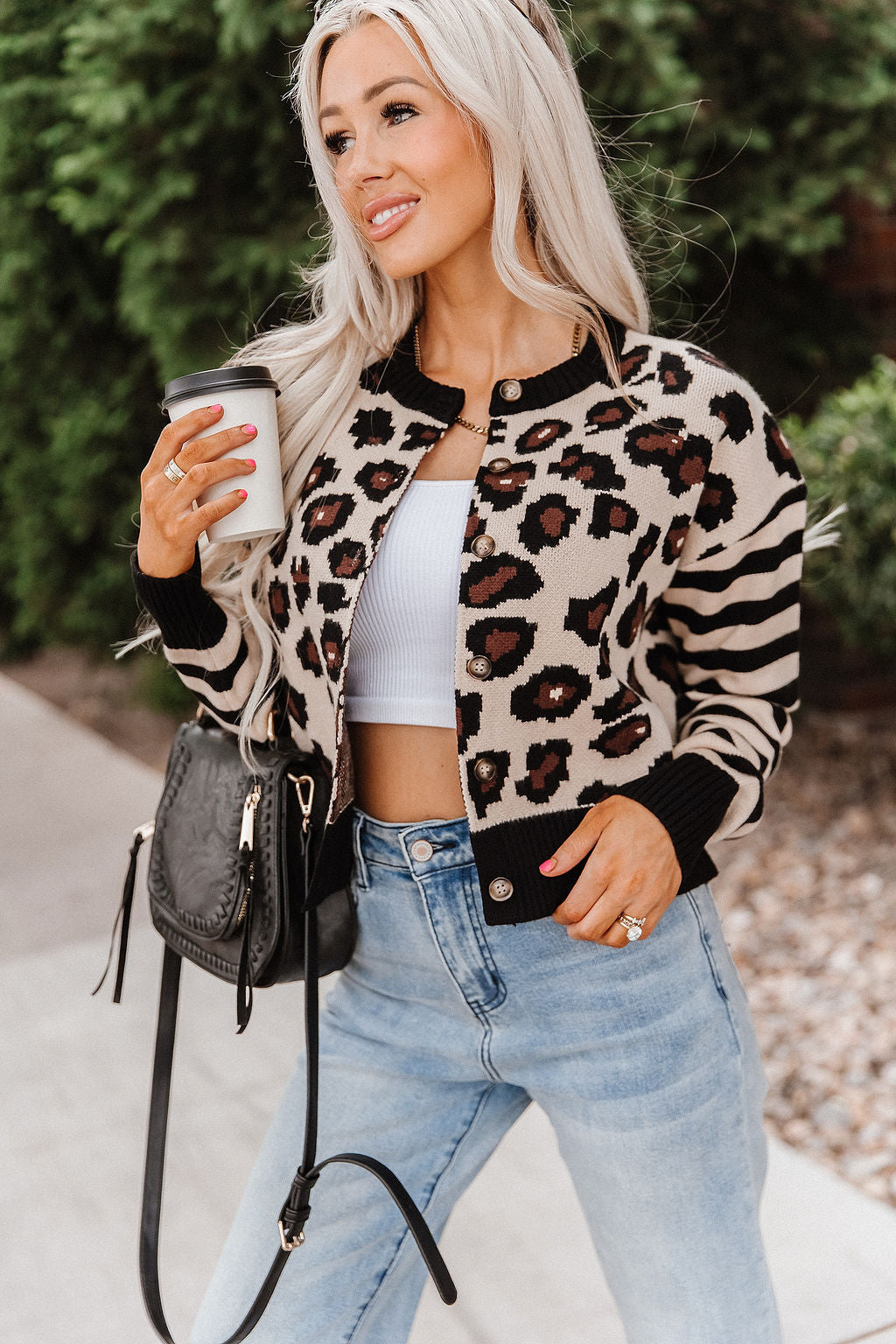 Ampersand Avenue Cozy Knit Cardigan - Plot Twist