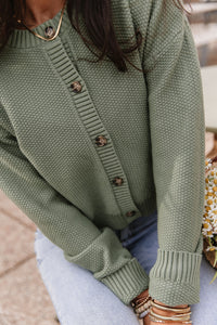 Ampersand Avenue Cloud Knit Cardigan - Fern