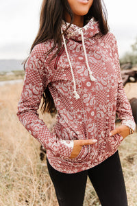 Ampersand Avenue DoubleHood™ Sweatshirt - Cowboy Kisses