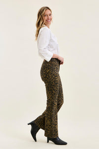 Judy Blue High Rise Bootcut Leopard Print Jeans