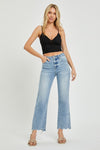 RISEN High Rise Relaxed Straight Jeans